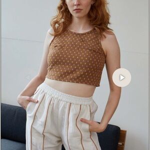 NWT Rujuta Sheth M Crop Top